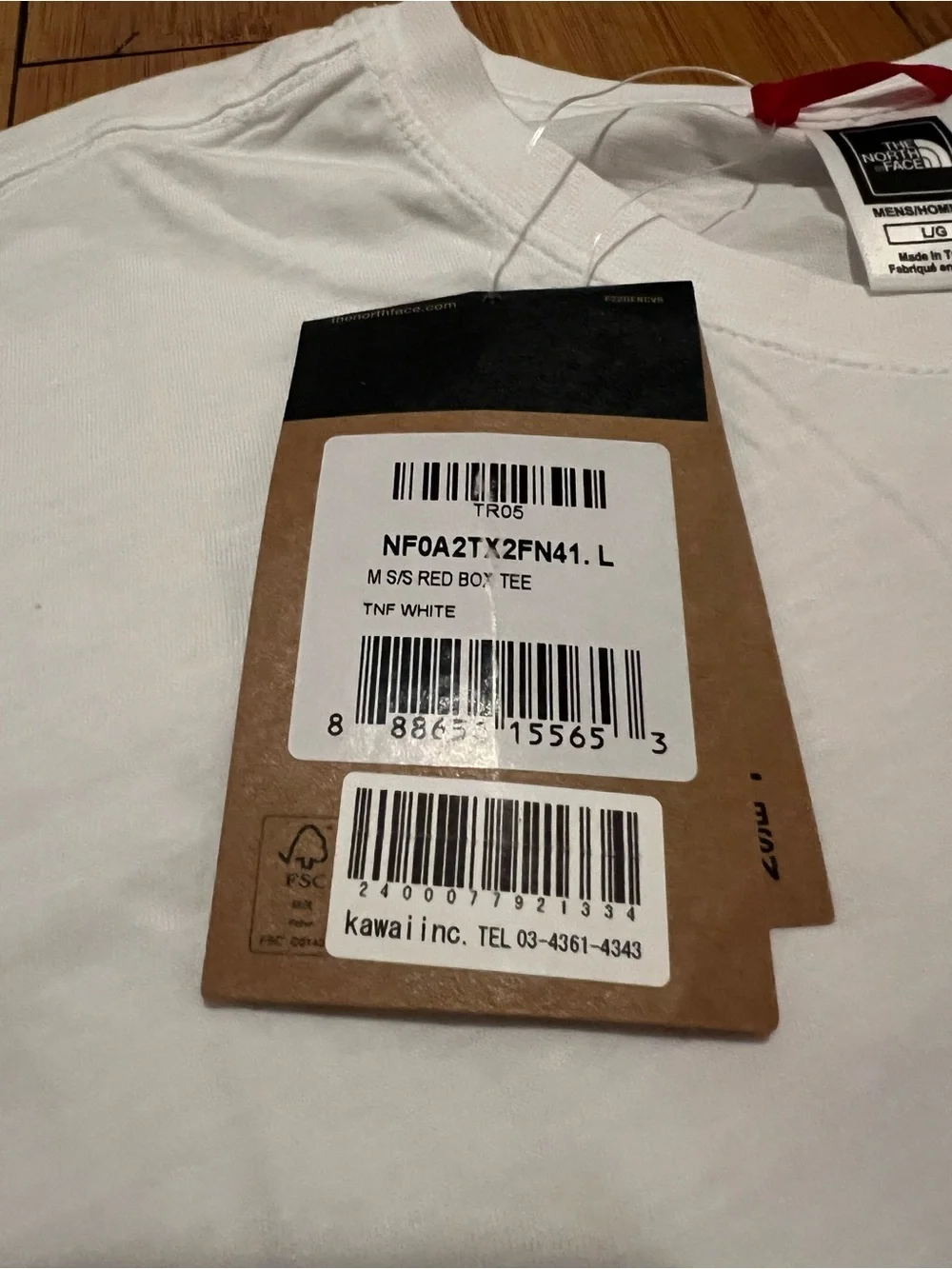 The North Face logo t-shirt